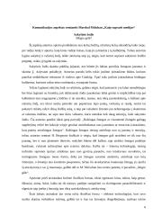 Komunikaciniai aspektai: G. Colombero, M. McLuhan, D.J. Peters 6 puslapis