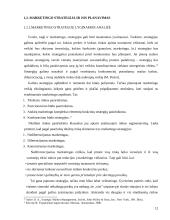 Marketingo strateginis planavimas. Kursinis darbas 12 puslapis