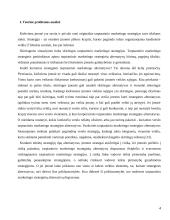 Tarptautinio marketingo strateginio valdymo aspektai ir jos diversifikacija 4 puslapis