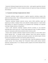 Tarptautinio marketingo strateginio valdymo aspektai ir jos diversifikacija 6 puslapis