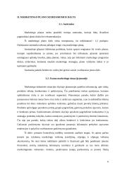 Marketingo plano esmė ir jo turinys 6 puslapis