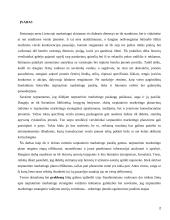 Tarptautinio marketingo strateginio valdymo aspektai ir jos diversifikacija. 2 puslapis