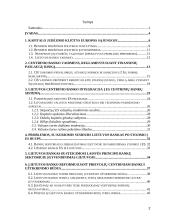 Lietuvos Centrinio Banko pasiruošimas stojimui į ES - teoriniai bei praktiniai aspektai 2 puslapis