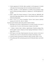 Lietuvos Centrinio Banko pasiruošimas stojimui į ES - teoriniai bei praktiniai aspektai 5 puslapis