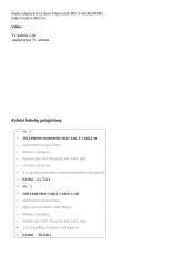 Šiuolaikinių kabelių, šakotuvų lyginamoji analizė 5 puslapis