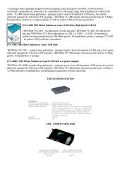 Šiuolaikinių kabelių, šakotuvų lyginamoji analizė 10 puslapis