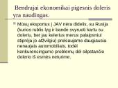 Euro ir JAV dolerio santykis: dinamika, jos priežastys, perspektyvų vertinimas 9 puslapis