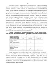 Apsaugos sistemų (firewall) programinė įranga 13 puslapis