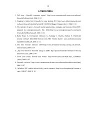 Apsaugos sistemų (firewall) programinė įranga 17 puslapis