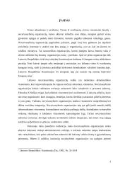 NVO situacijos Lietuvoje analizė: NVO veiklos ypatumai, problemos, jų sprendimo būdai bei perspektyvos 3 puslapis