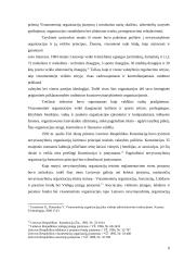 NVO situacijos Lietuvoje analizė: NVO veiklos ypatumai, problemos, jų sprendimo būdai bei perspektyvos 9 puslapis