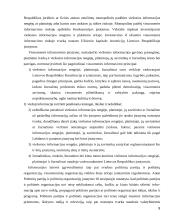 Visuomenės informavimo teisinis reglamentavimas. Kursinis darbas 9 puslapis