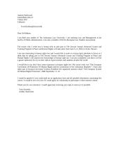Motivational letter to an advanced course 1 puslapis