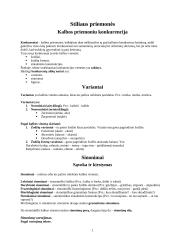 Stiliaus priemonės 1 puslapis