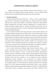 Feministinės teorijos referatas 4 puslapis