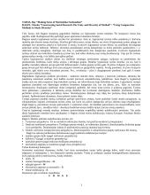 Taras ir Ragin straipsnių analizė