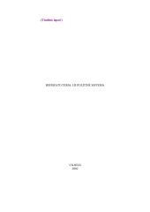 LR politinė sistema referatas
