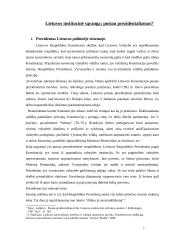 Lietuvos institucinė sąranga: pusiau prezidentalizmas? 5 puslapis