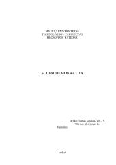 Socialdemokratijos idėjos