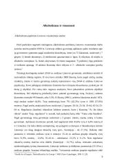 Alkoholizmas - visuomenės problema 3 puslapis