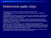 Elektroninio pašto ypatybės ir nuostatos 7 puslapis