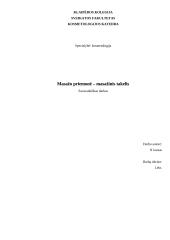 Masažo priemonė – masažinis takelis