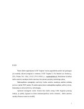 UAB "Arginta" įmonės veiklos analizė 2 puslapis