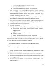 Informacinių sistemų panaudojimas transporto marketinge 20 puslapis