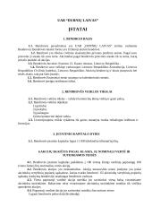 Įmonės įstatai: UAB "Durnių laivas" 1 puslapis