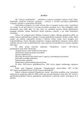 Marketingo planas: transporto paslaugos AB "Lietuvos geležinkeliai" 2 puslapis