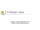 Radijo ryšys ir elektromagnetinių bangų spinduliavimas 1 puslapis