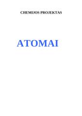 Atomo sandara ir izotopai