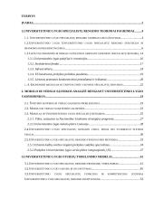 Mokslo ir studijų koncentracija universitetuose
