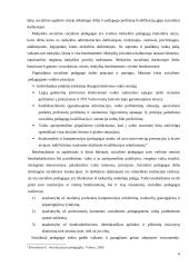 Socialinio pedagogo vadovo vaidmuo didinant socialinio pedagogo darbo efektyvumą 6 puslapis