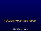 Relapse Prevention Model 