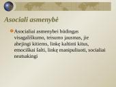 Asociali asmenybė, sociopatija ir psichopatija 13 puslapis