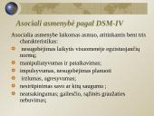 Asociali asmenybė, sociopatija ir psichopatija 14 puslapis