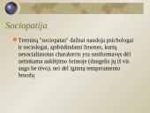 Asociali asmenybė, sociopatija ir psichopatija 18 puslapis