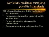 Alkoholio ir narkotikų vartojimas. Vartojimo pasekmės.  12 puslapis