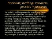 Alkoholio ir narkotikų vartojimas. Vartojimo pasekmės.  5 puslapis