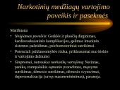 Alkoholio ir narkotikų vartojimas. Vartojimo pasekmės.  7 puslapis