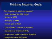 Thinking Patterns: Goals 