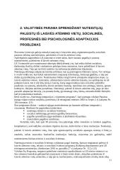 Nuteistųjų, paleistų Iš laisvės atėmimo vietų, socialinės, profesinės bei psichologinės adaptacijos ypatumai 11 puslapis