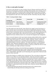 Policy Learning: What does it mean and how can we study it? 15 puslapis