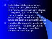 Nusikaltėlių tipologija 5 puslapis