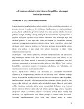 Advokatūros reikšmė ir vieta LR 3 puslapis