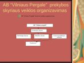 AB “ Vilnius Pergalė “ prekybos skyriaus veiklos tobulinimas. 12 puslapis