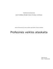 Praktikos ataskaita AB "Vilniaus Pergalė"